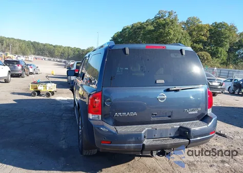 2015 Nissan Armada Platinum from USA, damaged, VIN 5N1BA0ND1FN617111